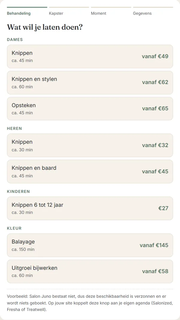 Afsprakenblok